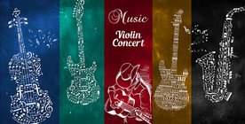 时尚音乐背景墙