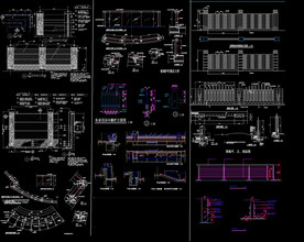 建筑围墙设计图纸