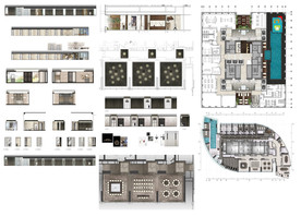 家居装饰设计彩平图