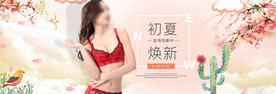 女装内衣海报
