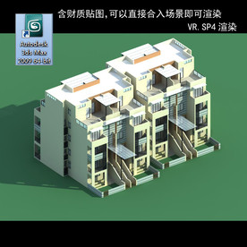 中式建筑 中式多层建筑 别墅