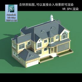 中式建筑 中式多层建筑 别墅