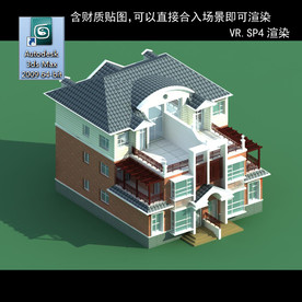 中式建筑 中式多层建筑 别墅