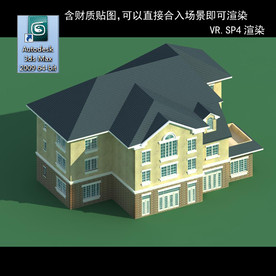 中式建筑 中式多层建筑 别墅