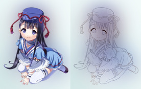 CG鼠绘PSD人物分层素材