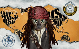 海盗航海背景墙