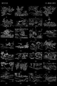 CAD雕花装饰图案