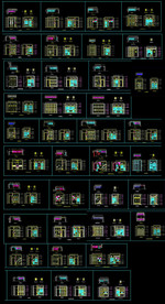 家居衣柜设计CAD图纸