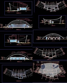 文化广场建筑图纸