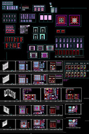 整木家具CAD图纸