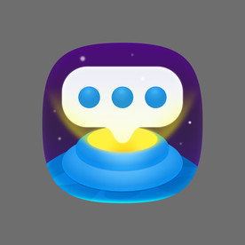 短信图标分层外星球
