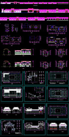 中式商业街建筑施工图