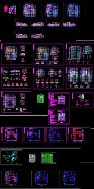 庭院式豪华别墅施工图