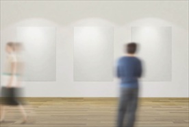 室内灯光相框展示文件图片