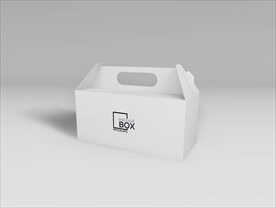 高档水果箱子包装盒设计样机图片