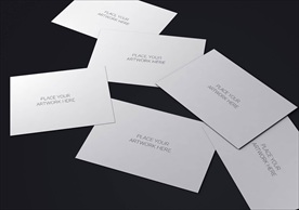 高档名片样机效果图