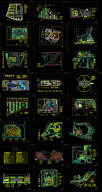 公园规划CAD平面图