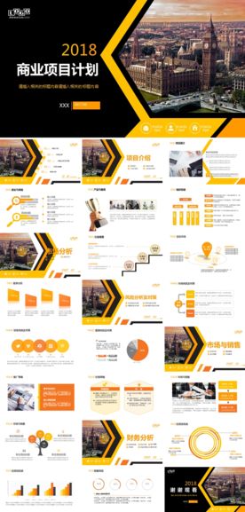 公司产品介绍商业项目计划PPT