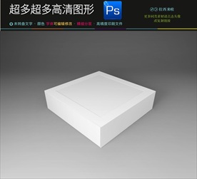 空白样品盒子样机效果图