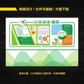心理健康文化墙