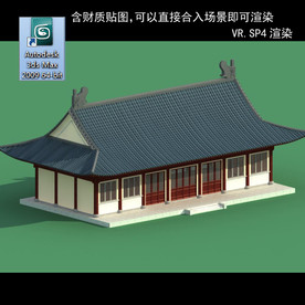 中式建筑 中式多层 中式别墅