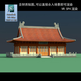 中式建筑 中式多层 中式别墅