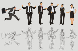 商务人士矢量素材