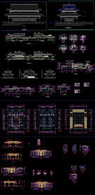 多套古庙CAD图