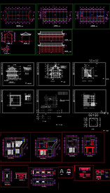 宝殿古建筑设计施工图