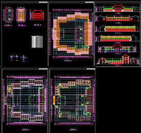 石戏楼建筑设计图纸
