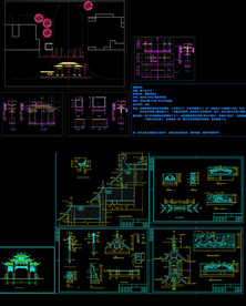 门楼建筑设计CAD图纸