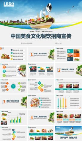 中国美食文化餐饮招商宣传PPT