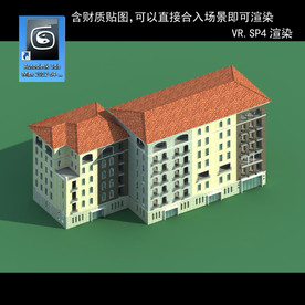 花园洋园 欧式洋房 多层建筑