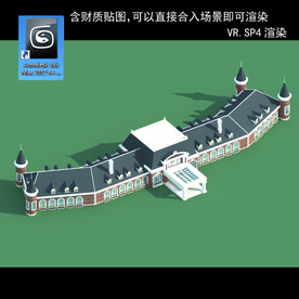 花园洋园 欧式洋房 多层建筑