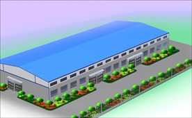 厂区绿化效果图