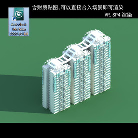 规划建筑 简易建筑 规划体块