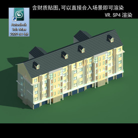 规划建筑 简易建筑 规划体块