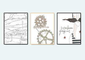 北欧 卡通装饰画