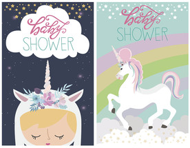 独角兽卡通装饰画