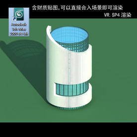 门卫室 门卫模型 厂区门卫