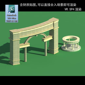 门卫室 门卫模型 厂区门卫