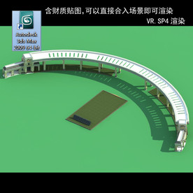 门卫室 门卫模型 厂区门卫