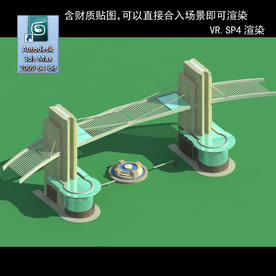 门卫室 门卫模型 厂区门卫