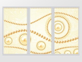 大珍珠小珍珠珍珠项链珠宝移门