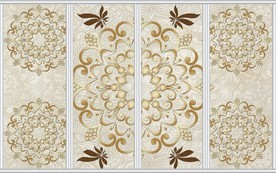 欧式浮雕花纹移门