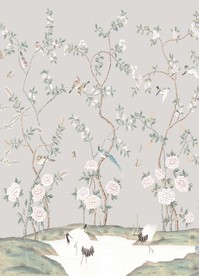 大型舒服国画花鸟壁画装饰画