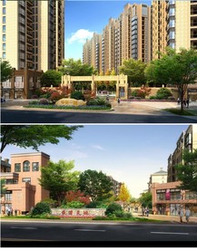 小区入口建筑设计