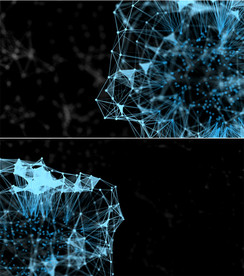 抽象点线科技粒子 视频背景素材