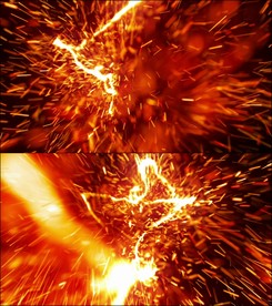 震撼视觉火焰火花