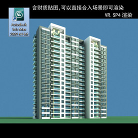 高层住宅 小区 住宅 室外